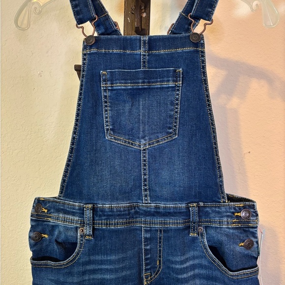 Cat & Jack Other - Cat & Jack Stretch Denim Classic Overalls Sz 14-16 New With Tags Girls